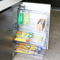 Multi-Purpose Pull Out, 300W Baskets (incl. frame, slides, 3 baskets)