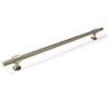 Momo Belgravia Knurled 320mm Solid Brass Bar Pull Dull Brushed Nickel BLG320.DBR - The Blue Space