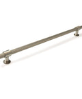Momo Belgravia Knurled 320mm Solid Brass Bar Pull Dull Brushed Nickel BLG320.DBR - The Blue Space