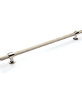 Momo Belgravia Knurled 320mm Solid Brass Bar Pull Polished Nickel BLG320.PN - The Blue Space