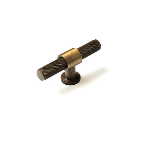 Momo Belgravia Knurled 82mm Solid Brass T Knob Bronze