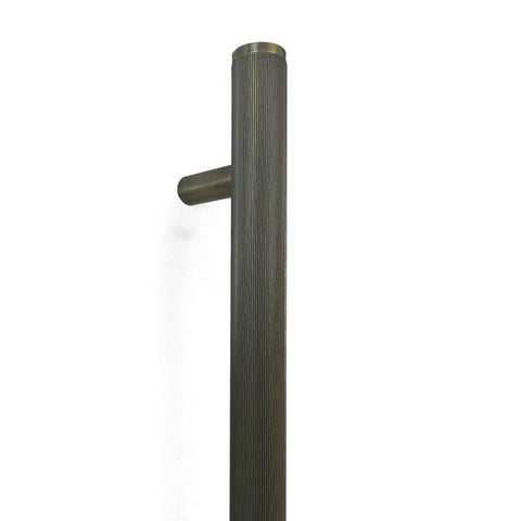 Momo Bellevue Lined Door Pull Handle 600mm Dark Brushed Brass