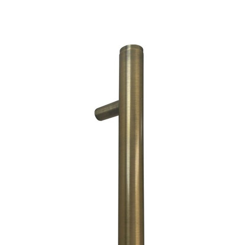 Momo Bellevue Plain Door Pull Handles 496mm Dark Brushed Brass