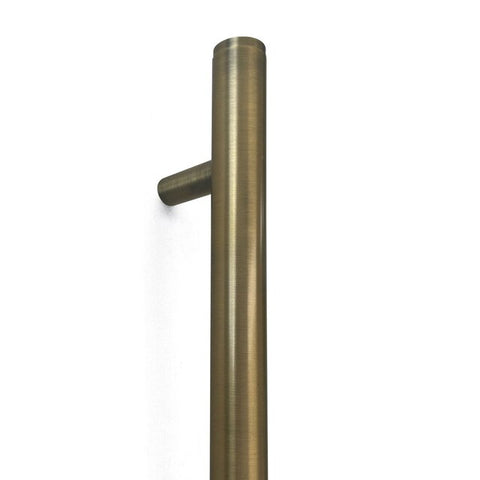 Momo Bellevue Plain Door Pull Handle 600mm Dark Brushed Brass