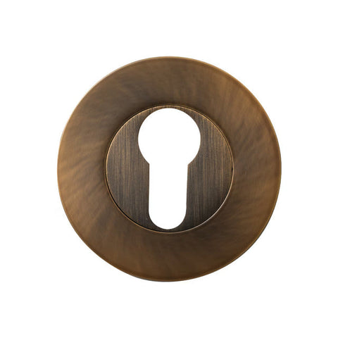Momo Euro Cylinder Escutcheon Set Bronze