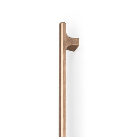 Momo Handles Hinoki D Handle 416mm Brushed Dark Brass HIN0687.416.BDB - The Blue Space