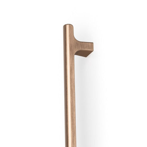 Momo Handles Hinoki D Handle 832mm Brushed Dark Brass HIN0687.832.BDB - The Blue Space