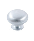 Momo Lugo Plain Knob 38mm Satin Chrome 3238.SC - The Blue Space