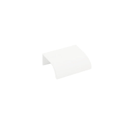 Momo Ona Lip Pull Handle 32mm Matte White ON0372.032.MWH - The Blue Space