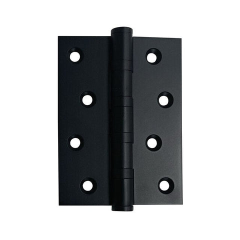 Momo Solid Brass Hinge 100mm X 76mm Matte Black