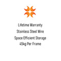 Multi-Purpose Pull Out, 200W Baskets (incl. frame, slides, 2 baskets)