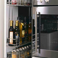 Bottle & Pull Out Spice Rack, 485D (Incl. Side Mount Slides)