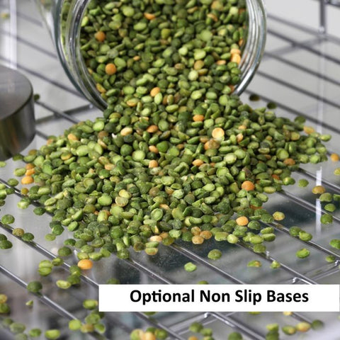 Pull Out Pantry Wire Basket (100mm High) Bottom Mount