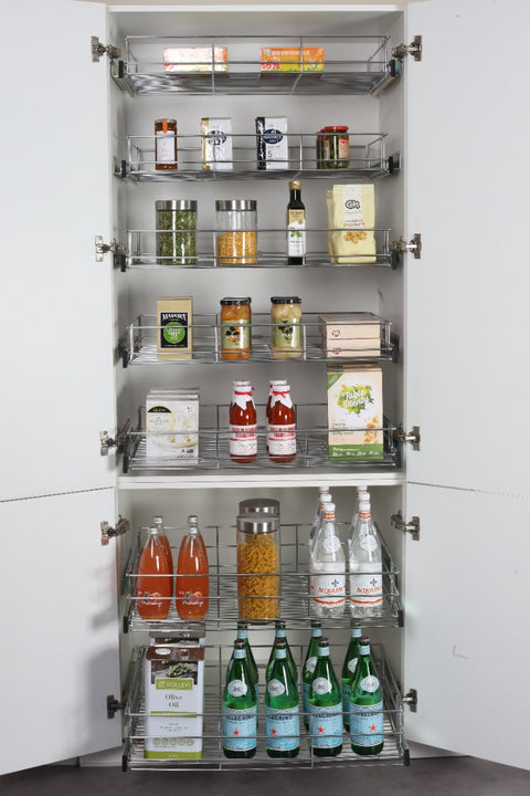 7 Drawer Wire Basket Pantry Storage