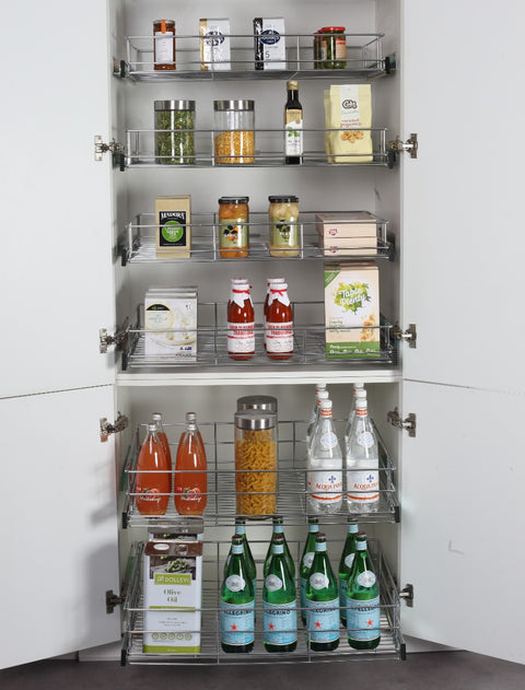 6 Drawer Wire Basket Pantry Storage