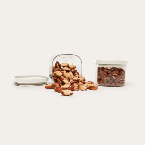 Newrybar Square Glass Pantry Jars | 2pk