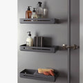 Peka Tablo Libell anthracite door-mounted trays organising hand soap, spray bottles and cleaning brushes