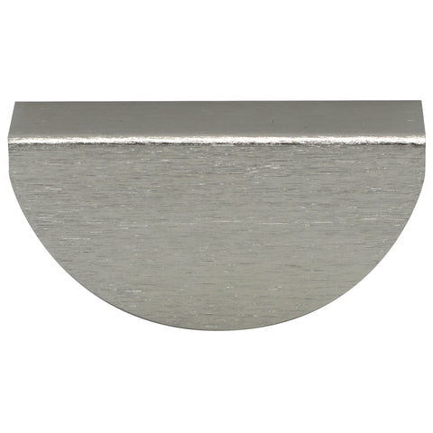 Häfele Half Moon Furniture Pull Handle in nickel-plated brushed
