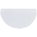 Häfele Half Moon Furniture Pull Handle in white matt