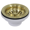Universal Coloured Waste Features: Highly durable 304 stainless steel construction.Easy to clean lift-out design.Physical Vapour Deposition (PVD) coating toprovide a more corosion-resistant finish whileremaining environmentally friendly. Finish: GoldBlack