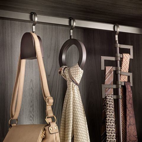 Night Scarf Hanger Wenge/Grey