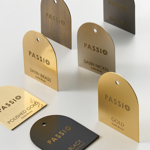 Brass Sample Disc | Satin Brass