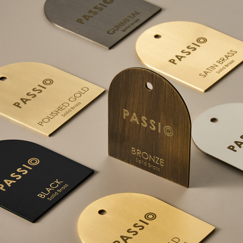 Brass Sample Disc | Satin Brass