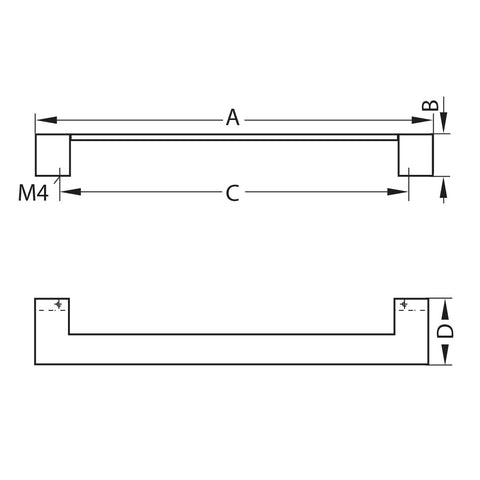 Aluminium Furniture Handle