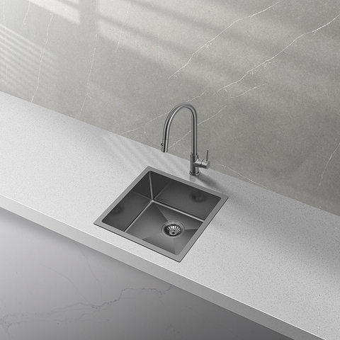 Sink Single Bowl Gun Metal 450mm