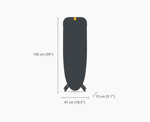 Glide Max Plus 135cm Blue Easy-store Ironing Board with Advanced Cover