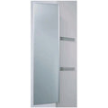 Extending Pivot Mirror - 500mm height Material: Aluminium Finish: Anthracite Dimension (HxWxD): 500 x 160 x38mm Extension length: 350mm Hafele
