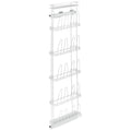 Pull Out Shoe Rack, Lateral Features: Space saving, Lateral mountingFor accommodating 10 pairs of shoesthe shoe is supported by the holder and maintains it's original form. Material: Steel Finish: Chrome PlatedWhite Version: Right Handleft Hand Dimension