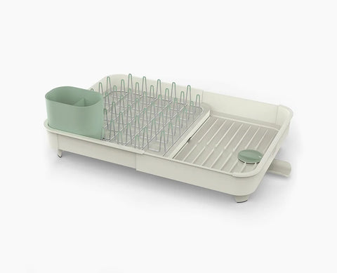 Extend™ Stone Green Expandable Dish Drainer