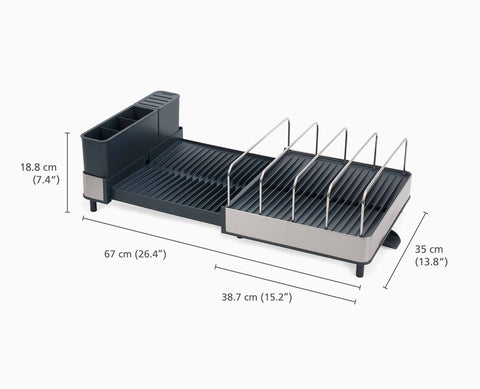 Extend™ Max Stainless-steel Expandable Dish Drainer