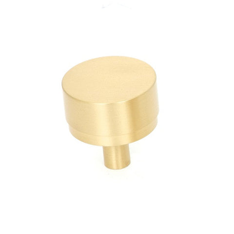 Bellevue Knob Brushed Satin Brass