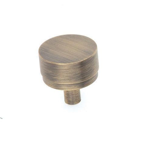 Bellevue Knob Dark Brushed Brass