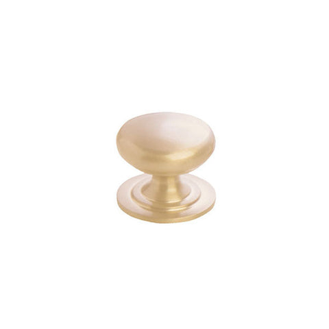 Bosco Plain Knob 32mm Brushed Matt Brass