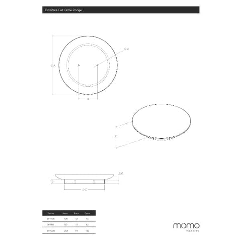 Daintree Round Timber Handle American Oak