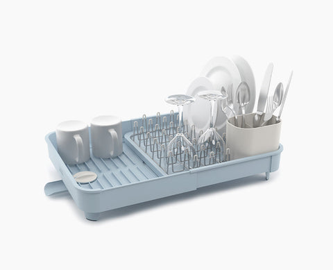 Extend™ Light Blue Expandable Dish Drainer