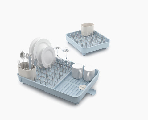 Extend™ Light Blue Expandable Dish Drainer