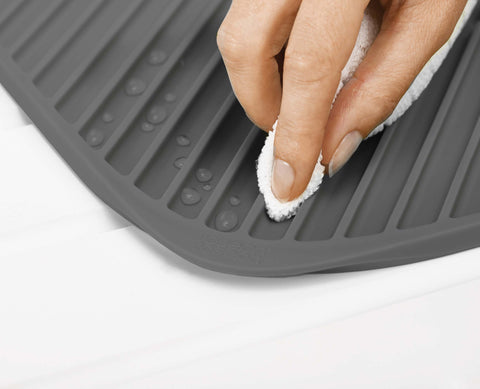 Flume™ Grey Dish Draining Mat