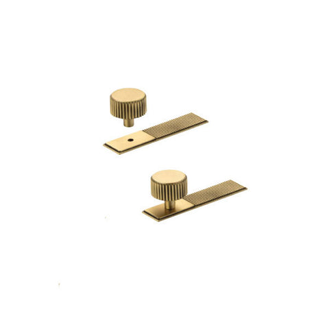 Barrington Knob Dark Brushed Brass