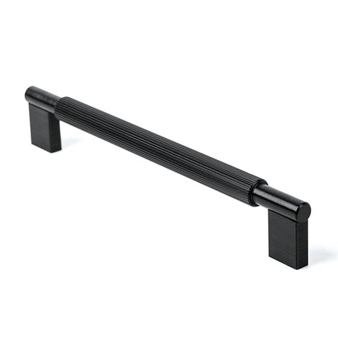 Momo Handles Arpa D Handle Brushed Black Online at The Blue Space