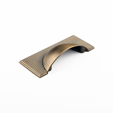 Barrington Cup Pull Dark Brushed Brass