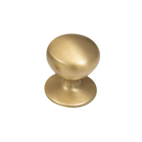 New Hampton Round Knob 32mm Matt Brass