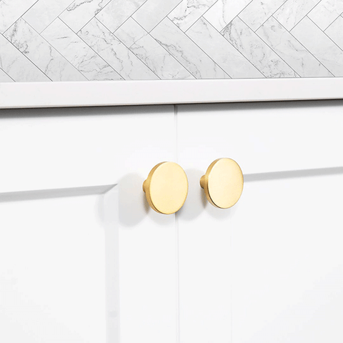 Como Knob Brushed Gold