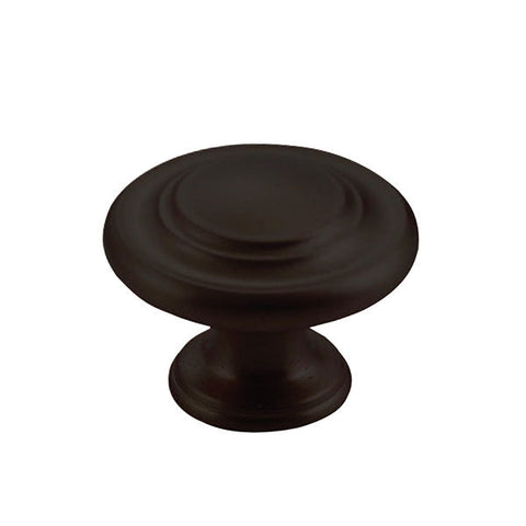 Florencia Concentric Knob 33mm Matt Black