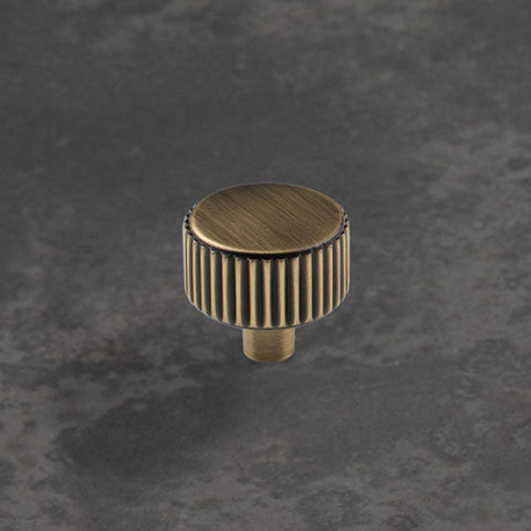 Barrington Knob Dark Brushed Brass