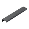Momo Handles Ferrara Lip Pull 160mm Matt Black - The Blue Space