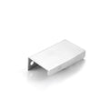Momo Handles Ferrara Lip Pull 25mm Brushed Stainless Steel - The Blue Space